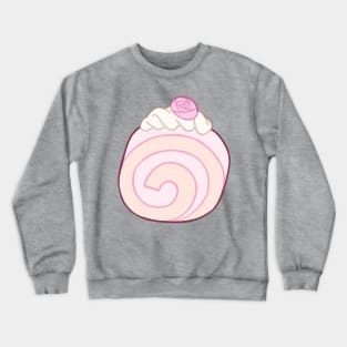 Roll cake cute pastel Crewneck Sweatshirt